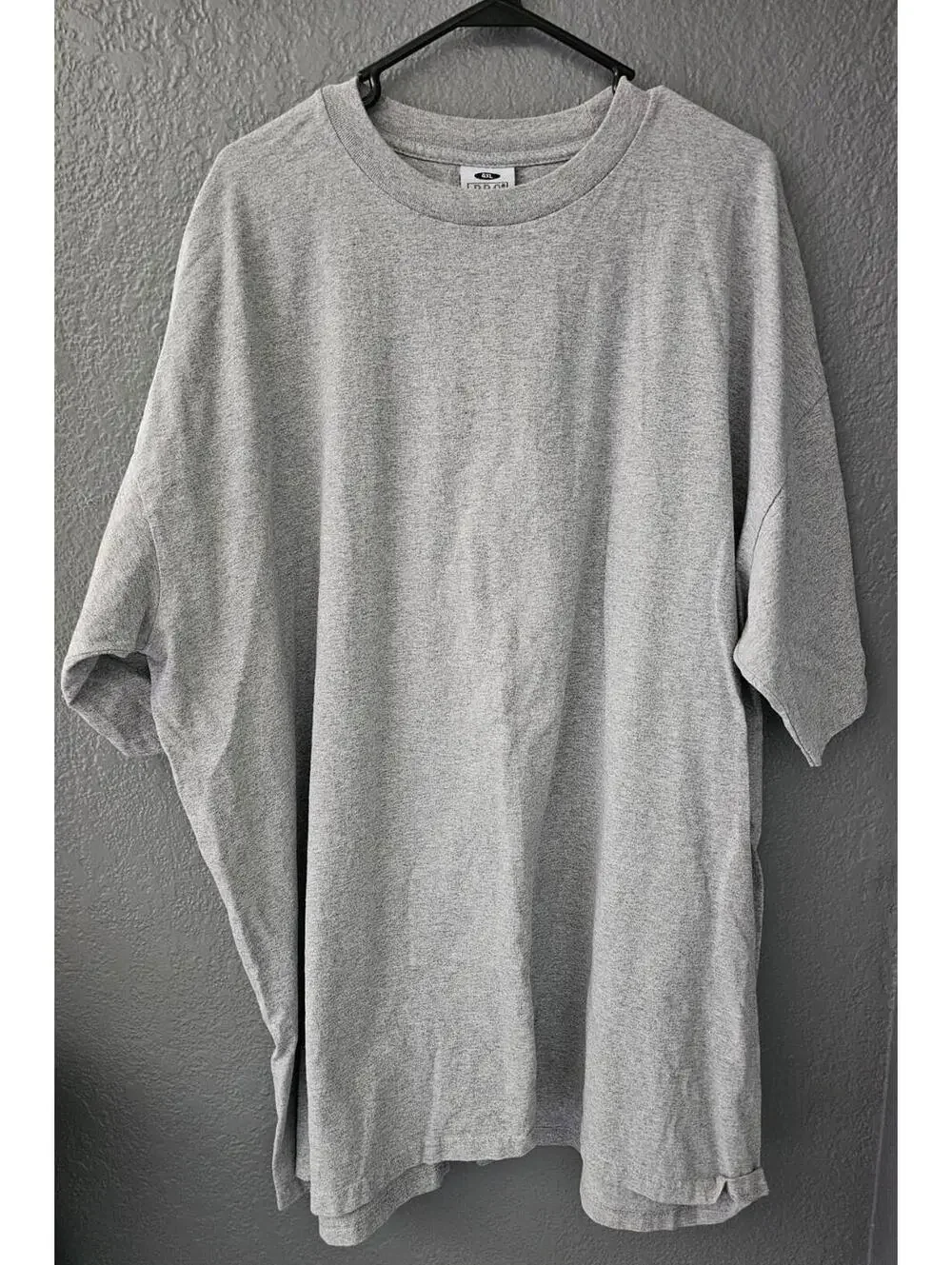 (Lot of 2) Men's Pro Club Heavy Weight Shirts Size 4XL Black & Gray Short Sleeve - Picture 2 of 10